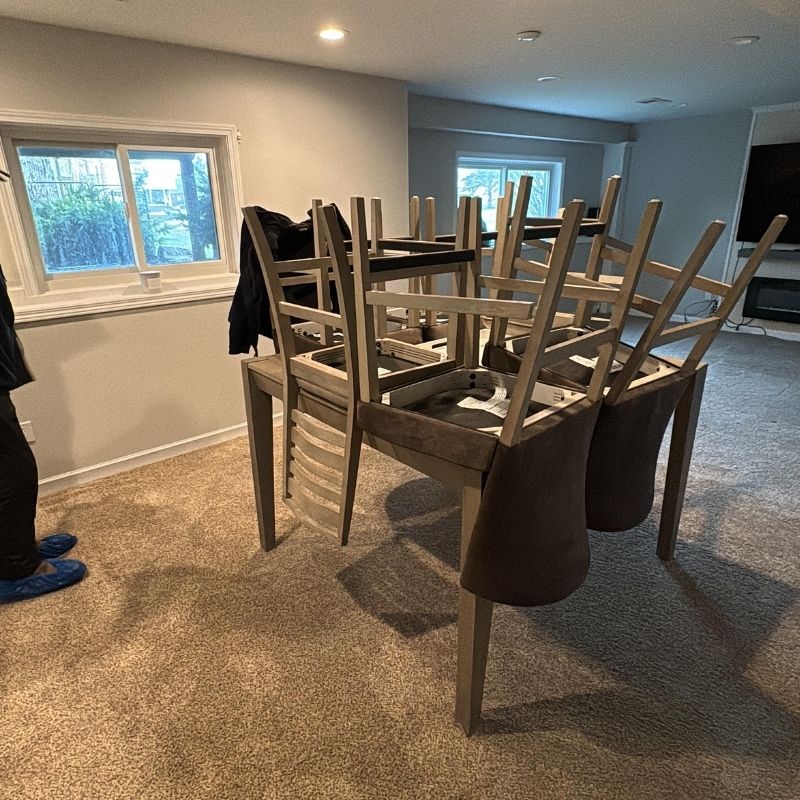 Carpet Reinstallation After Water Damage