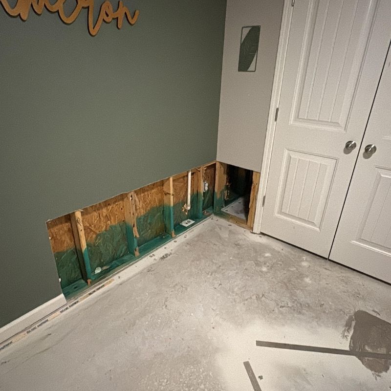 Drywall Removal After Category Water Damage