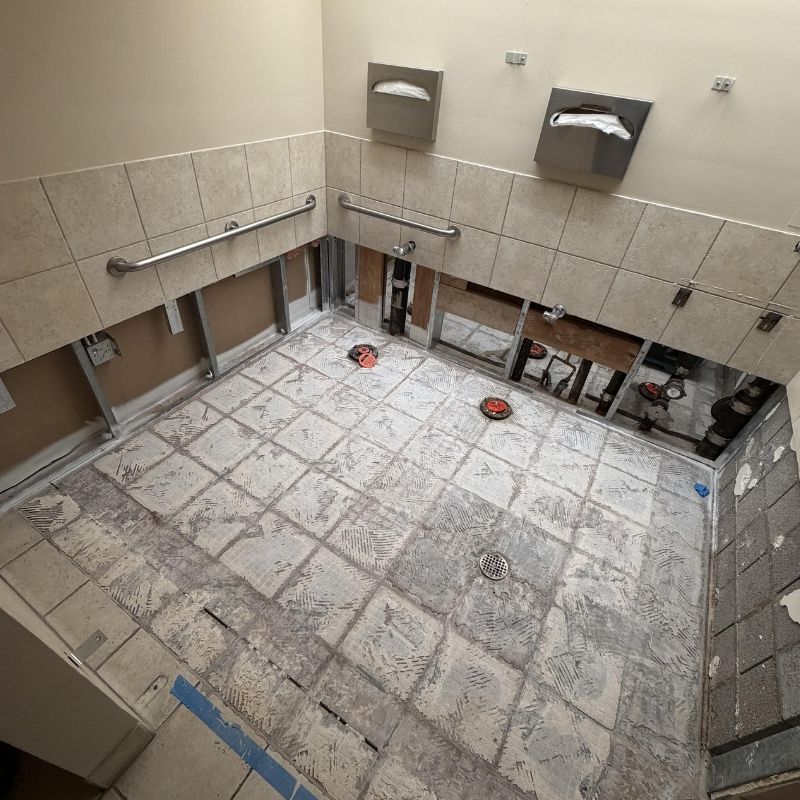 Restroom Overflow Water Damage Mitigation Scottsdale