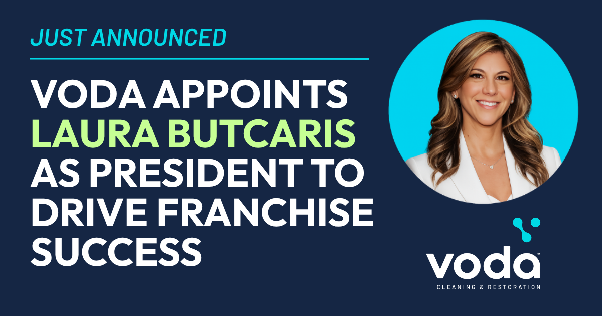 Laura Butcaris, newly appointed president of Voda Cleaning & Restoration
