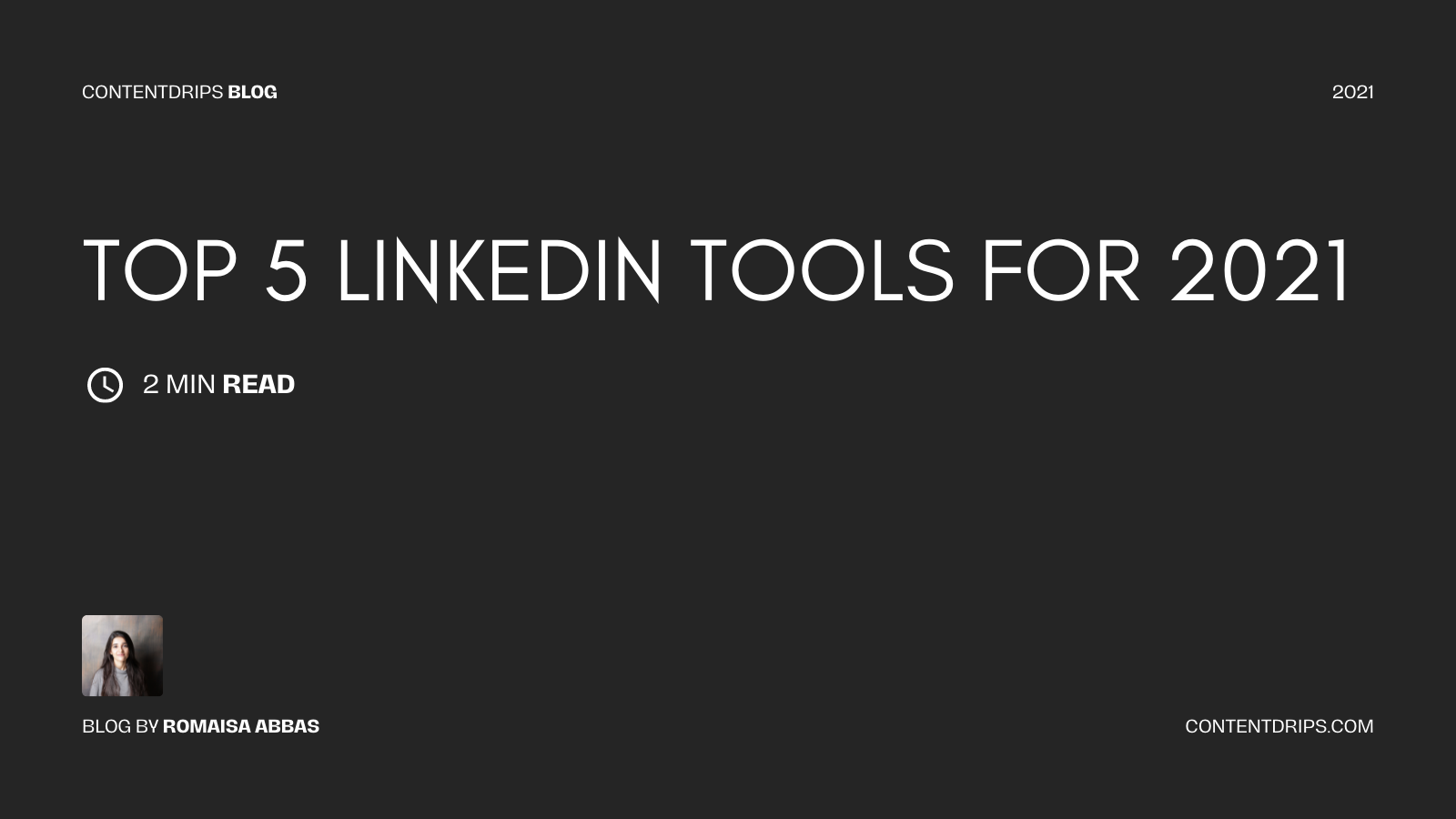 LinkedIn tools for 2021