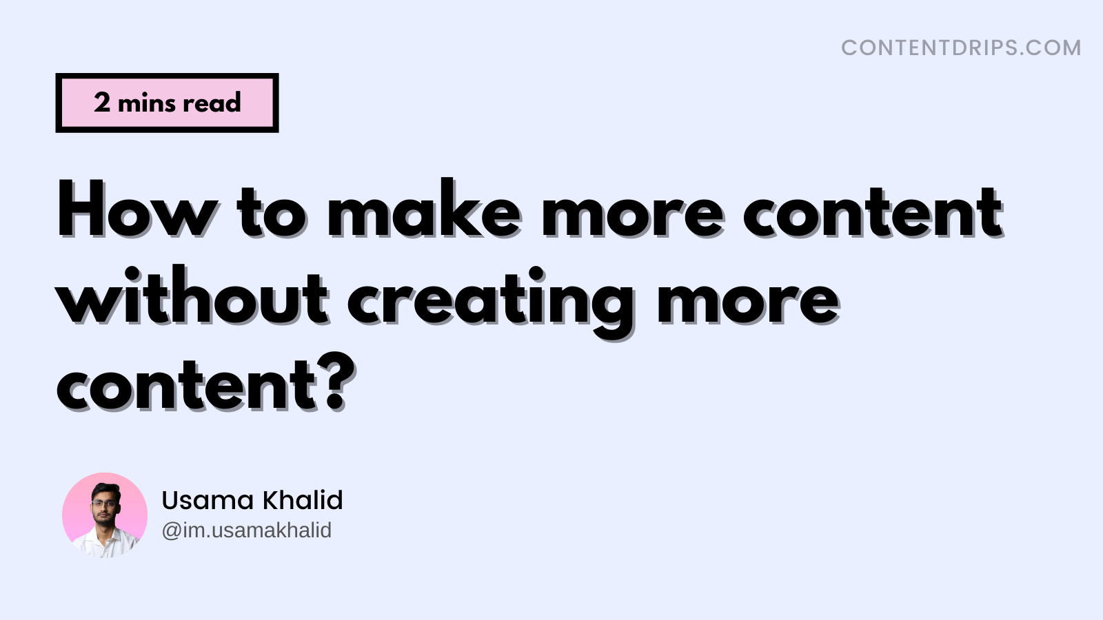 content repurposing in 2021